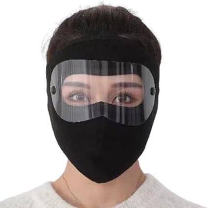 قناع حراري للدراجات النارية مع حماية للوجه من البرد –20° + قفازات لمس مبطنة