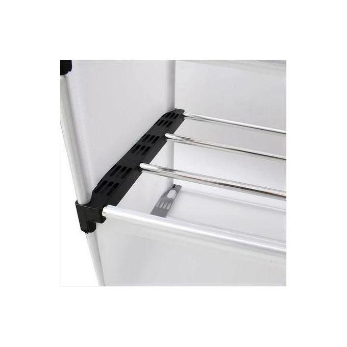 رف أحذية متعدد المستويات مع أبواب، منظم تخزين للأحذية، خزانة موفرة للمساحة للمدخل، الممر، الخزانة