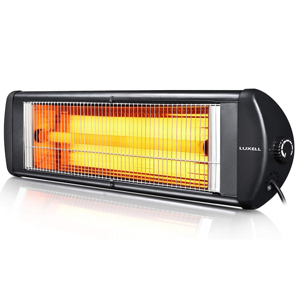 Chauffage infrarouge électrique mural, chauffage d'intérieur et d'extérieur pour patio, jardin, garage, terrasse, panneau chauffant infrarouge