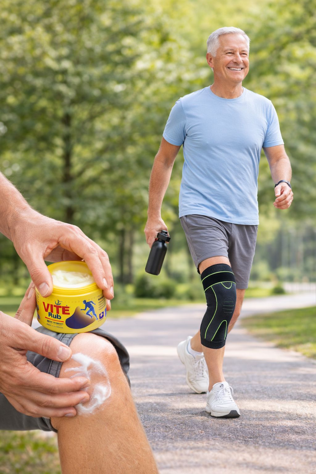 2 Manchons de compression longs pour les jambes,Genouillères douleurs articulaires وسادات دعم من قطعتين لدعامة الركبة كاملة الطول