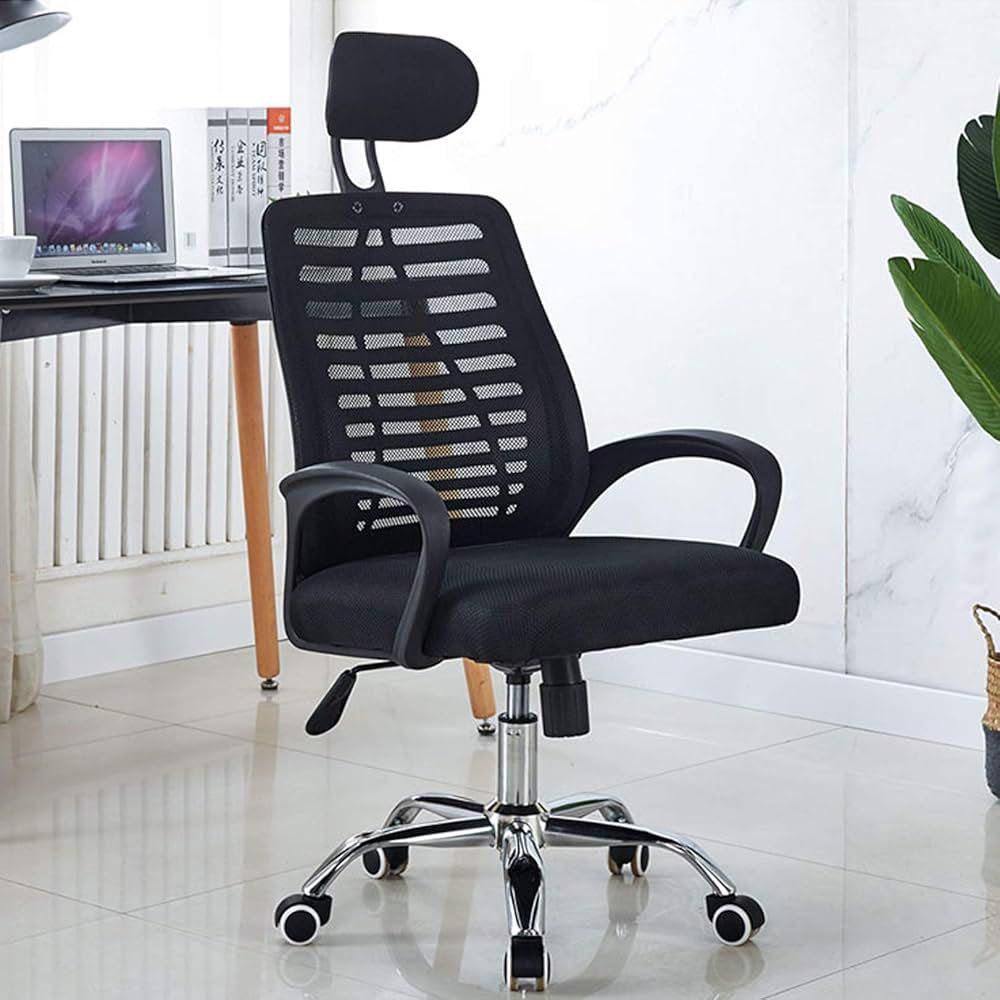 Chaise de Bureau Ergonomique avec Support Lombaire et Appui-tête