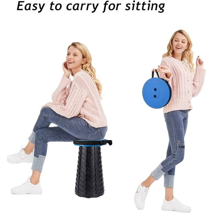 Tabouret Pliant Rétractable  كرسي مرن، قابل للطي، يدعم 225 كجم