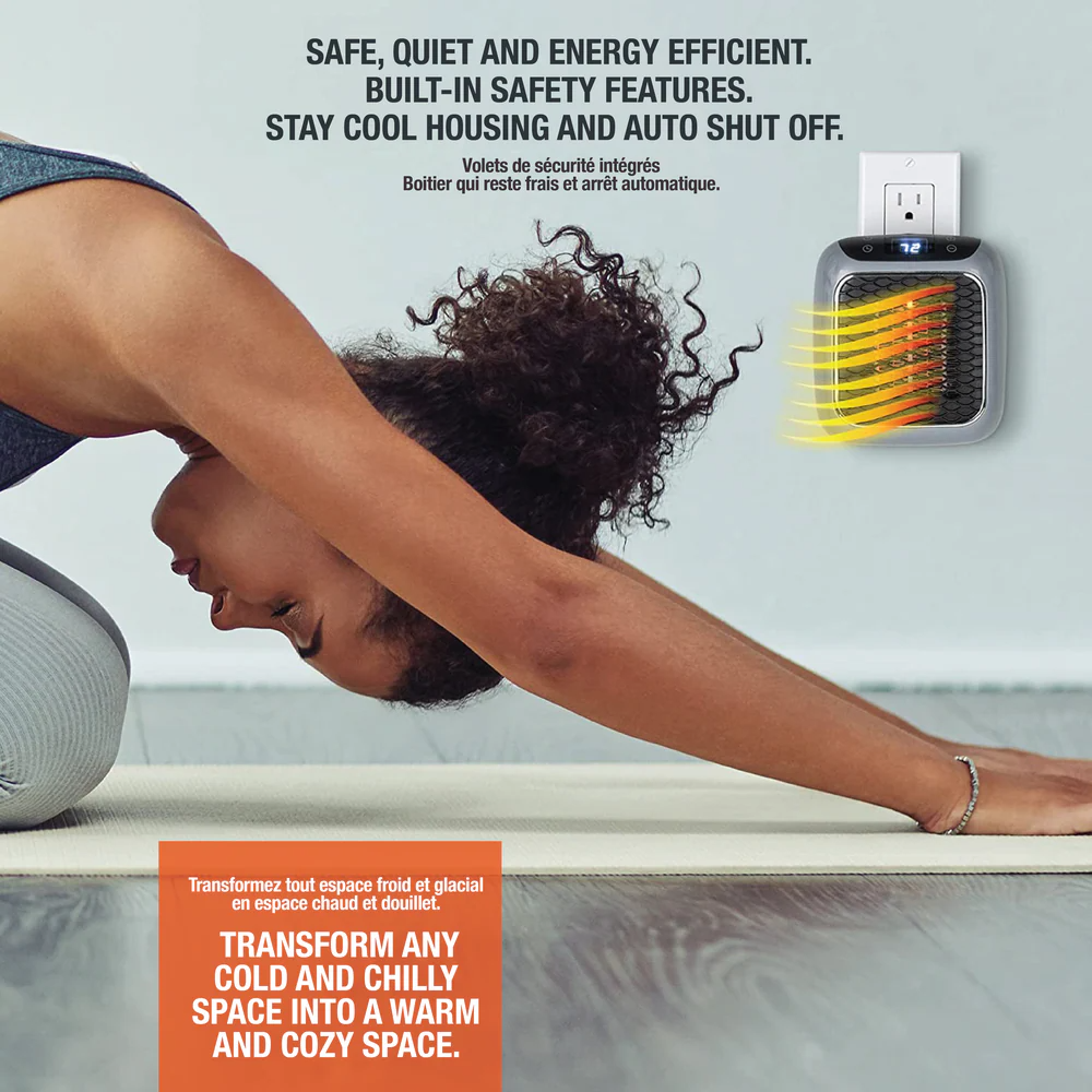 Chauffage électrique portable soufflant —/800 W - Compact et Réglable شوفاج منزلي