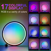 Veilleuse intelligente LED RVB, lampes de bureau, escales de bureau, télécommande d'application, musique, lumières pendantes, jeu, chambre, décoration de chevet,