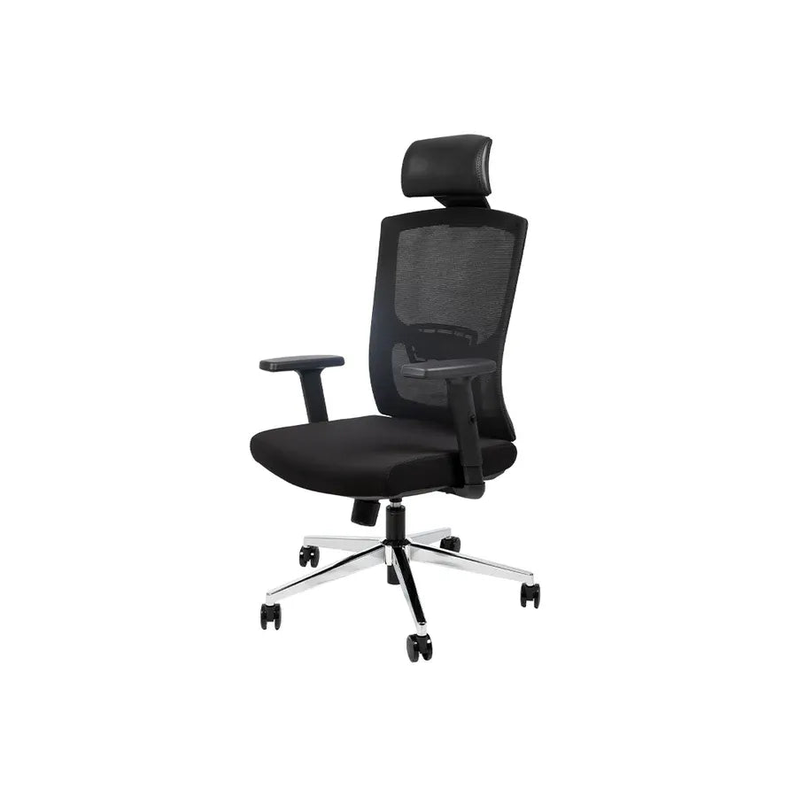 Chaise de bureau en maille rotative moderne pour visiteurs, personnel, ordinateur