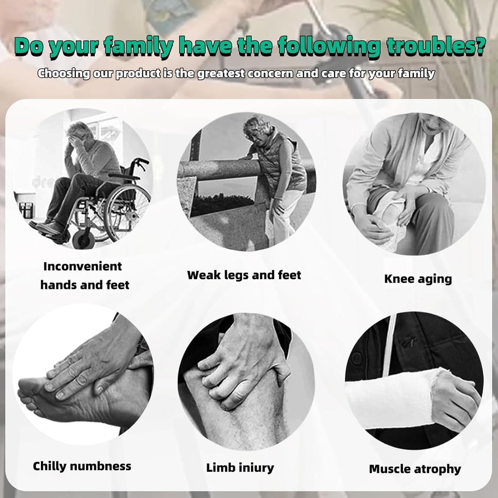 Pédalier à Double Pédale pour les Bras et les Jambes جهاز تمارين الدواسات لكبار السن، مناسب لتمارين اليد والذراع والساق والركبة، دراجة هوائية داخلية قابلة للتعديل، معدات لياقة بدنية لإعادة التأهيل