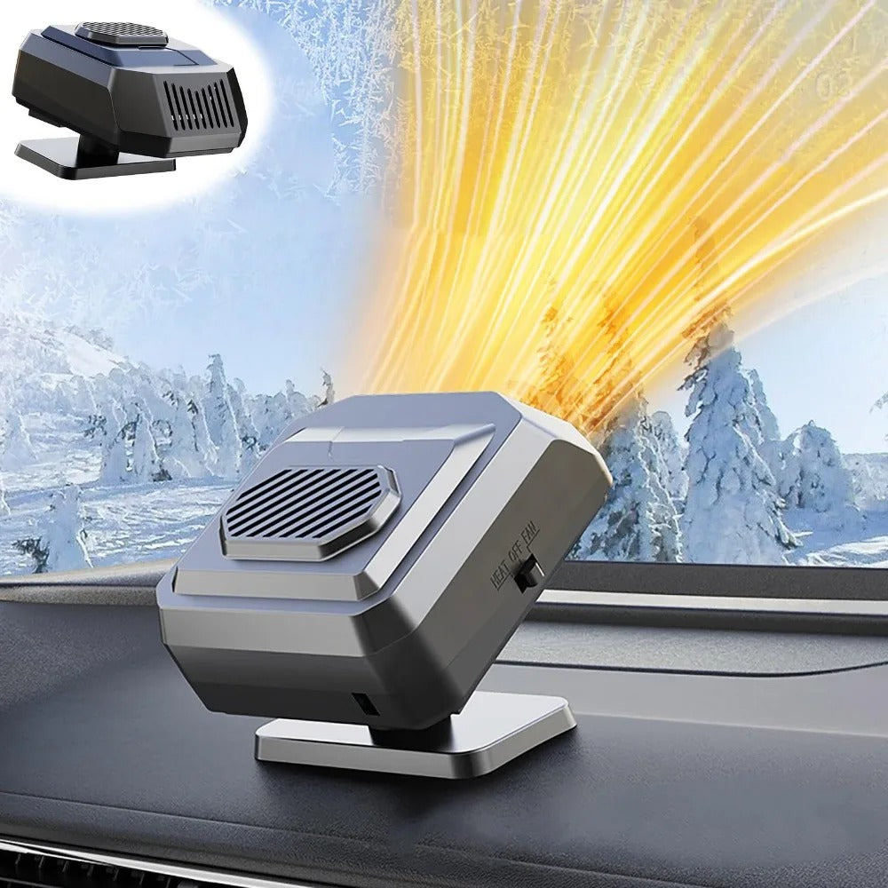 Chauffage de voiture portable 12 V ALLUME CIGARE, système de chauffage à deux vitesses, purificateur d'air .سخان سيارة محمول 12 فولت، مزيل للجليد، نظام تدفئة بسرعتين قابل للتعديل مع جهاز تنقية الهواء،، دافئ في الشتاء