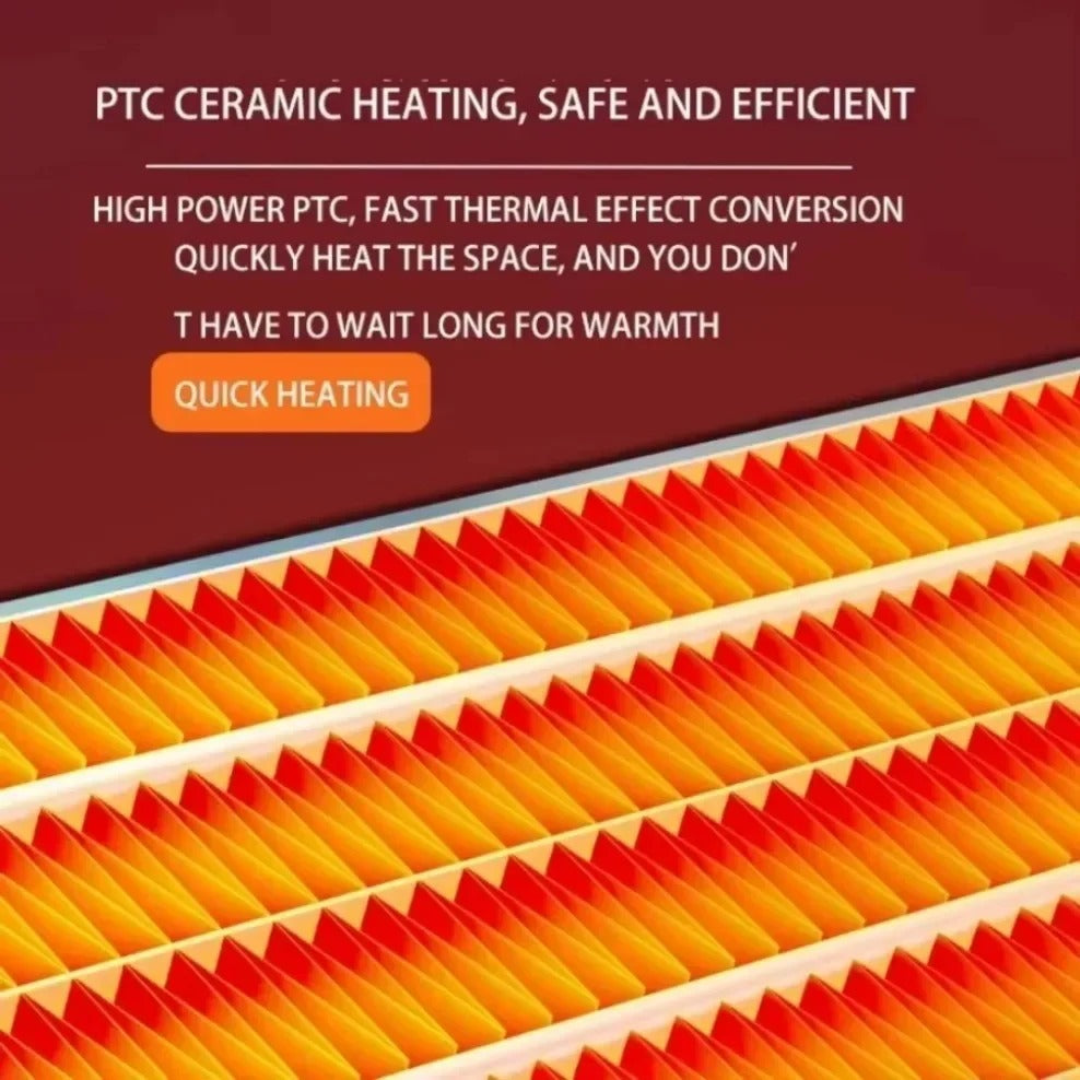 مصباح هواء دافئ بتحكم عن بعد، عالي الطاقة، لتدفئة المنزل بالكامل، مع إمكانية التحكم في شدة الإضاءة، حلزوني الشكل، قاعدة E27،شوفاج مروحة للسقف
