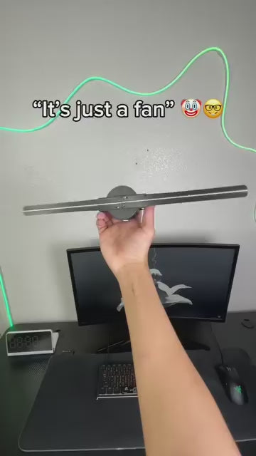 Hologramme  ventilateur d'affichage de 3D  publicité - projecteur holographique de ventilateur pour publicité