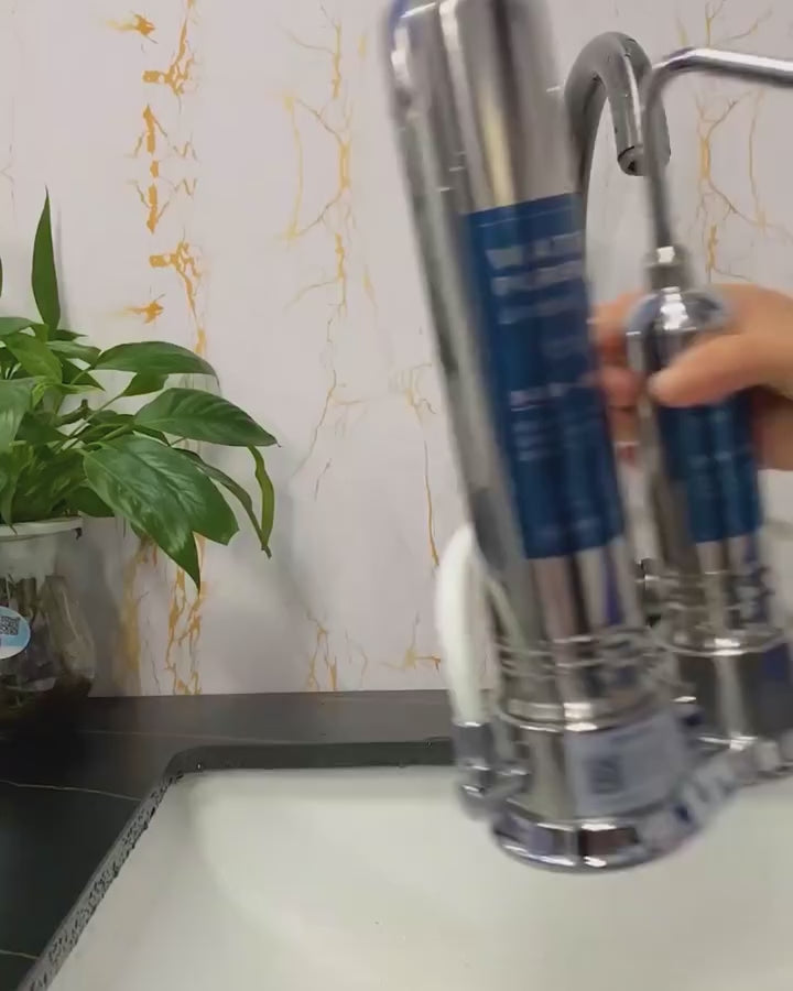 Filtre à eau pour robinet en acier inoxydable