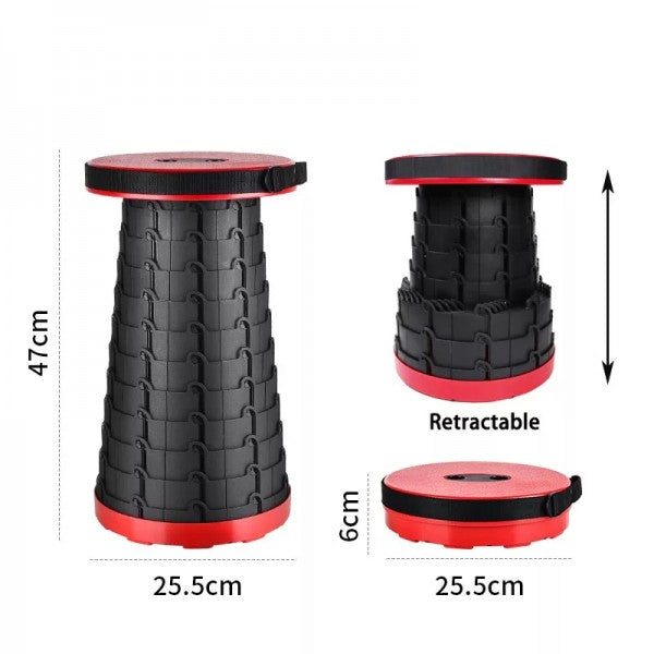 Tabouret Pliant Rétractable  كرسي مرن، قابل للطي، يدعم 225 كجم