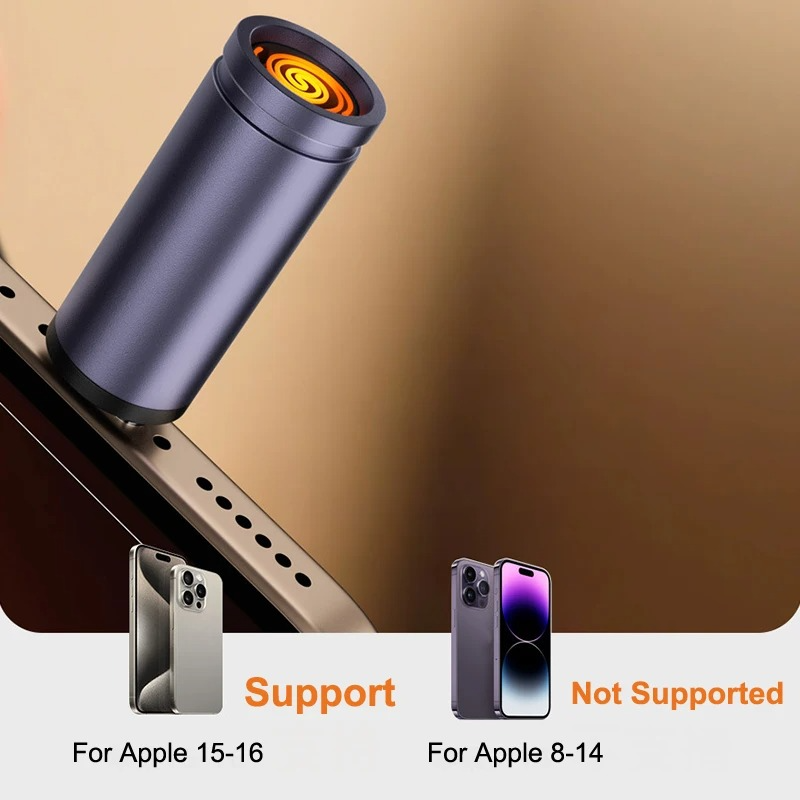 Mini briquet de Type C, coup d'allumage, arrêt automatique pour les voyages aériens en plein Air, sans batterie, sans flamme, adaptateur de briquet de sécurité Portable